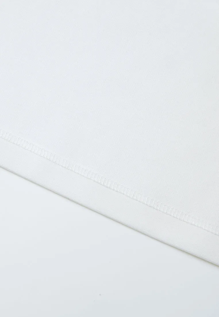 Pleated-detail Crystal-trim Sleeveless Top