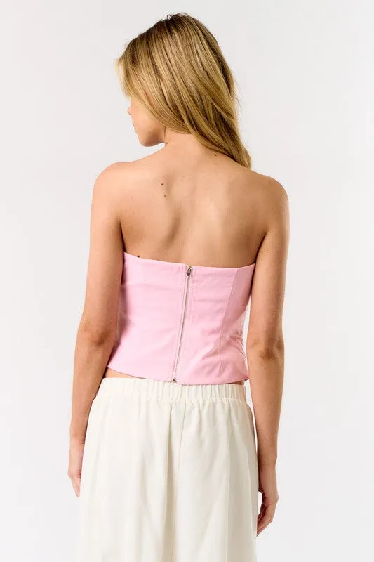 Put A Bow On It Strapless Tube Top