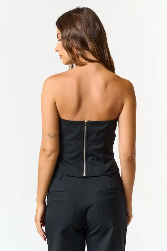 Put A Bow On It Strapless Tube Top