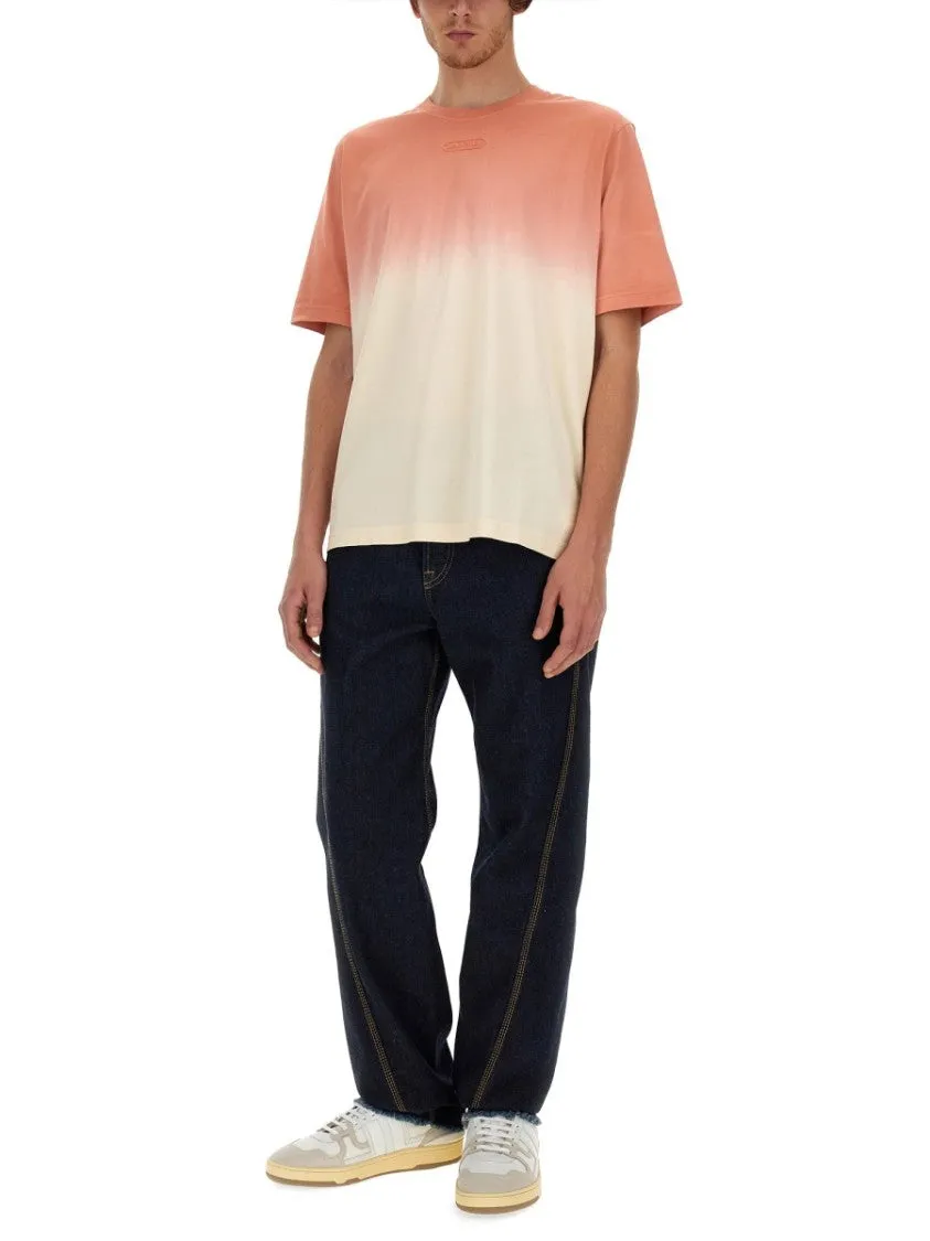 Relaxed Fit Twisted Seam Denim Jeans