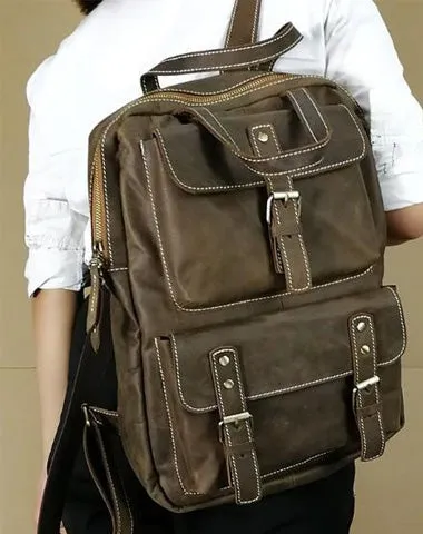 Retro Fashion Mens Backpacks Vintage School Backpack Travel Backpack Bags for Men