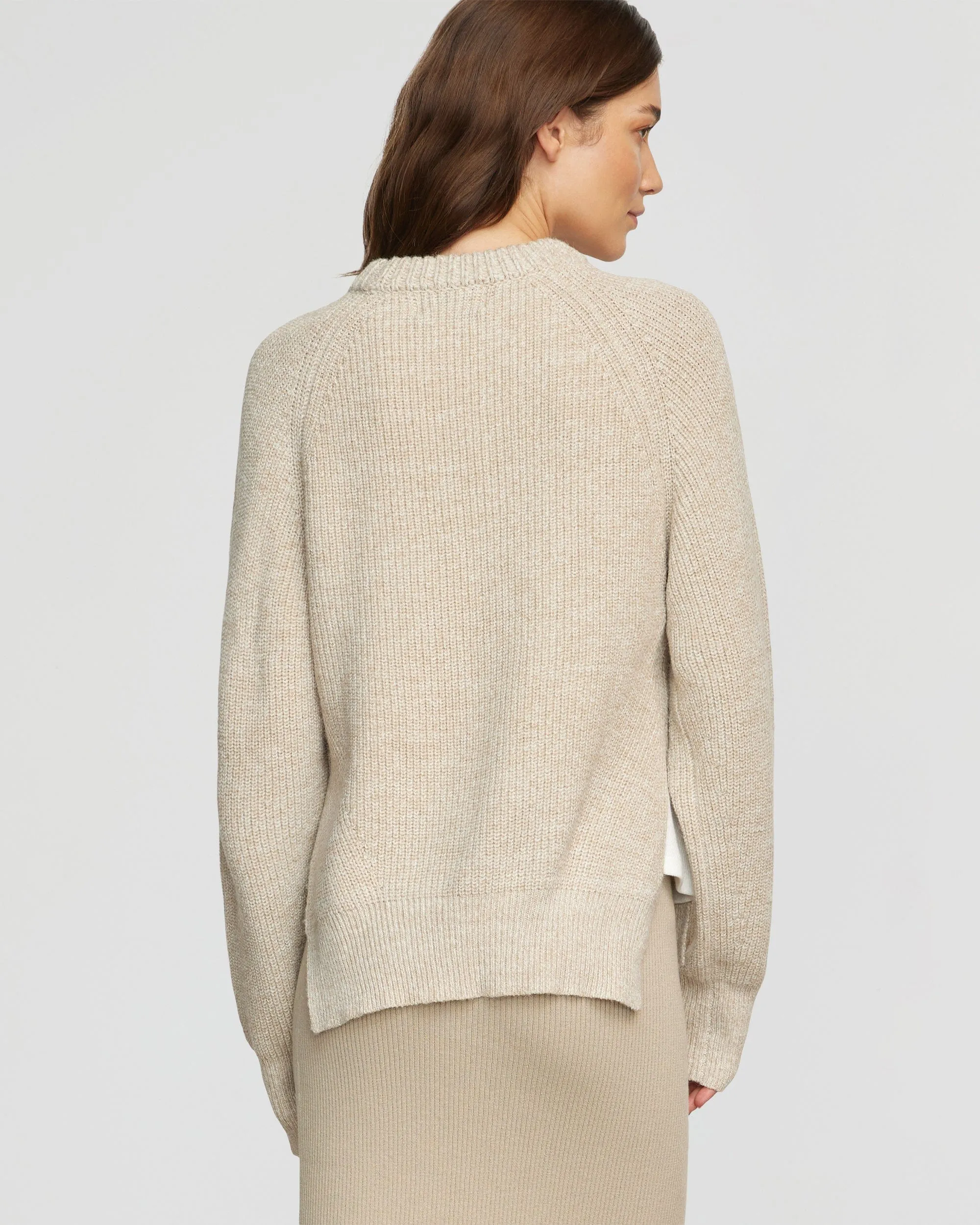 Roya Marled Boyfriend Sweater