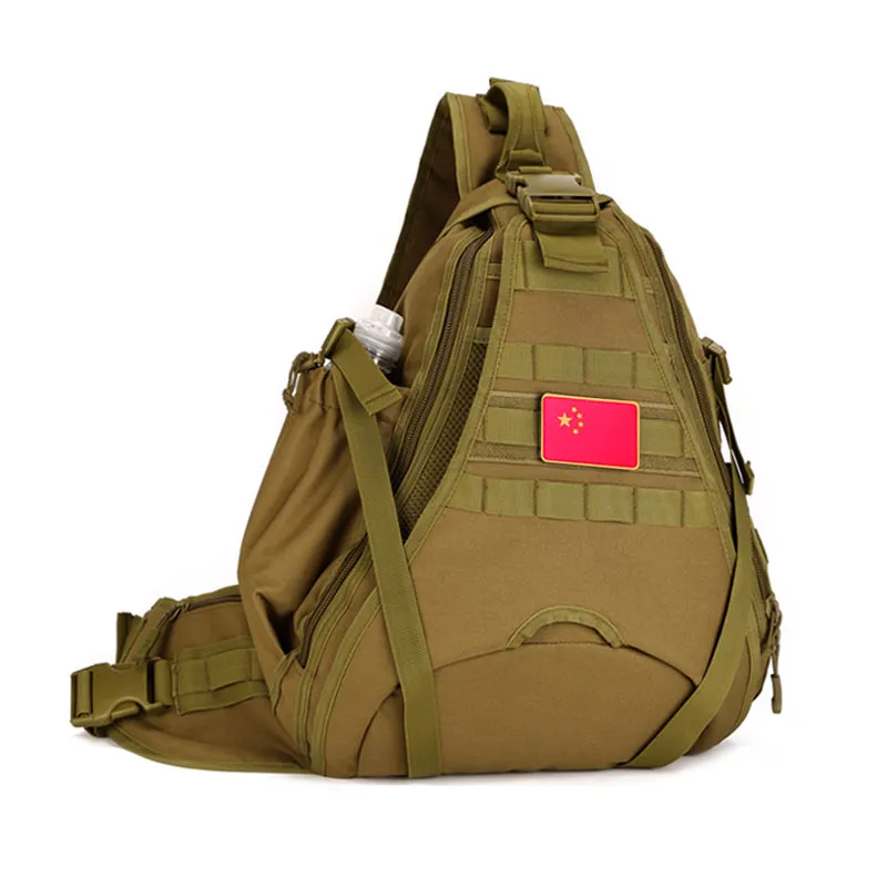 Sansha Camouflage Tactical One Strap Backpack For Men Tactical Sling Bag For Men Nylon Military Backpack