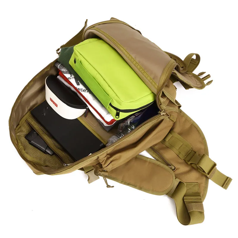 Sansha Camouflage Tactical One Strap Backpack For Men Tactical Sling Bag For Men Nylon Military Backpack