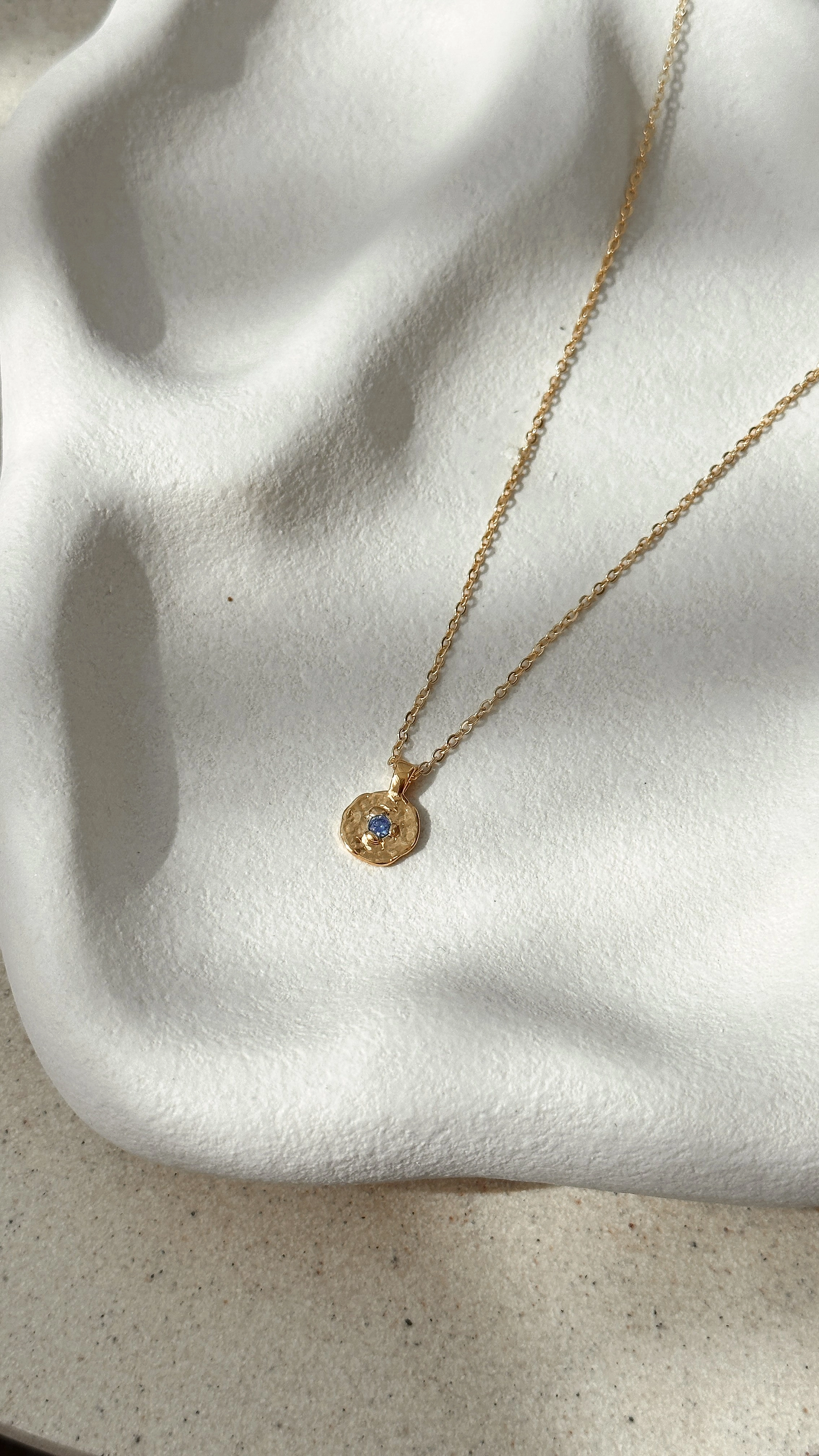 September Birthstone Necklace - Sapphire