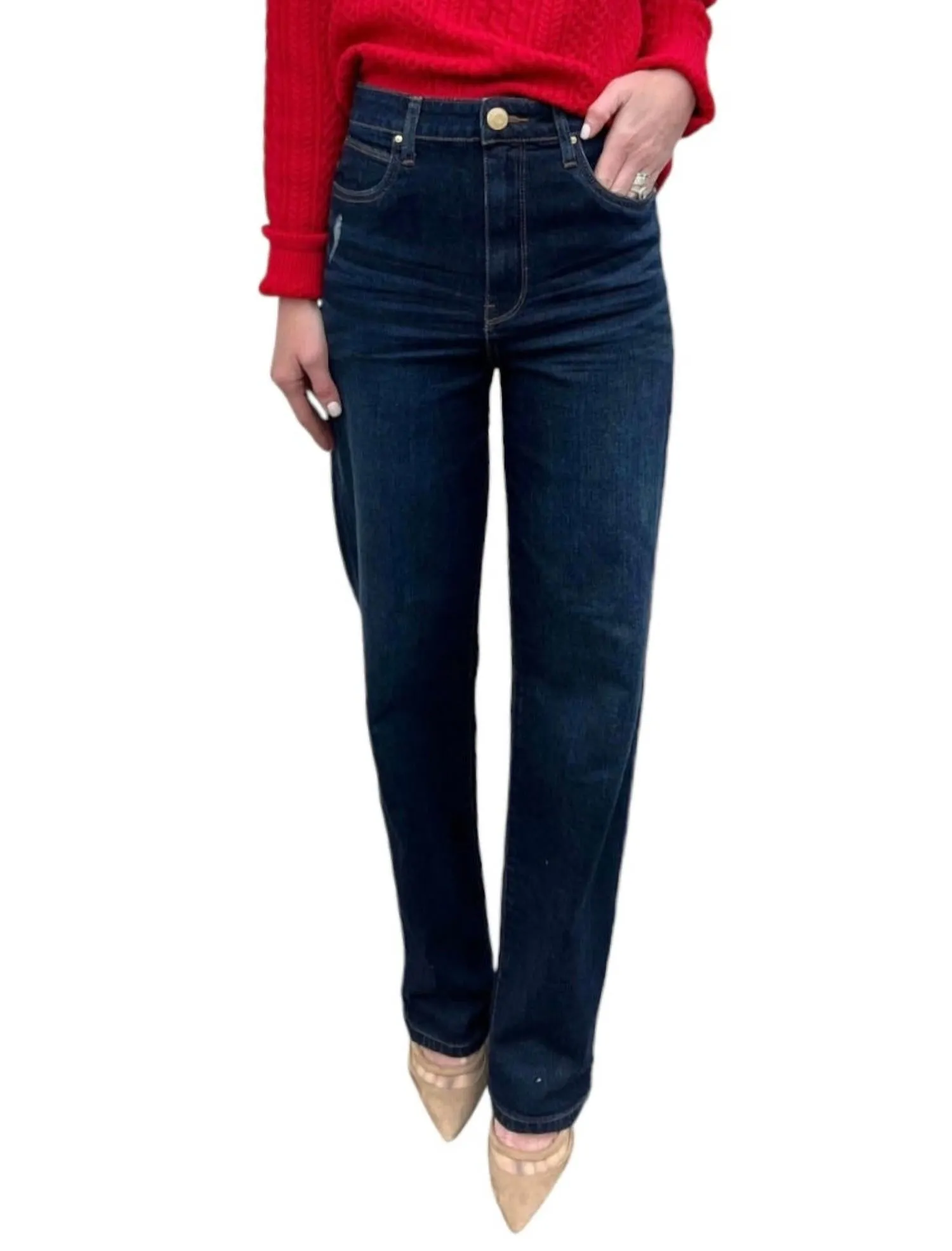 Sienna High Rise Wide Leg Jean In Feelings