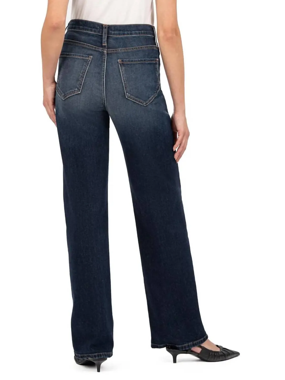 Sienna High Rise Wide Leg Jean In Feelings