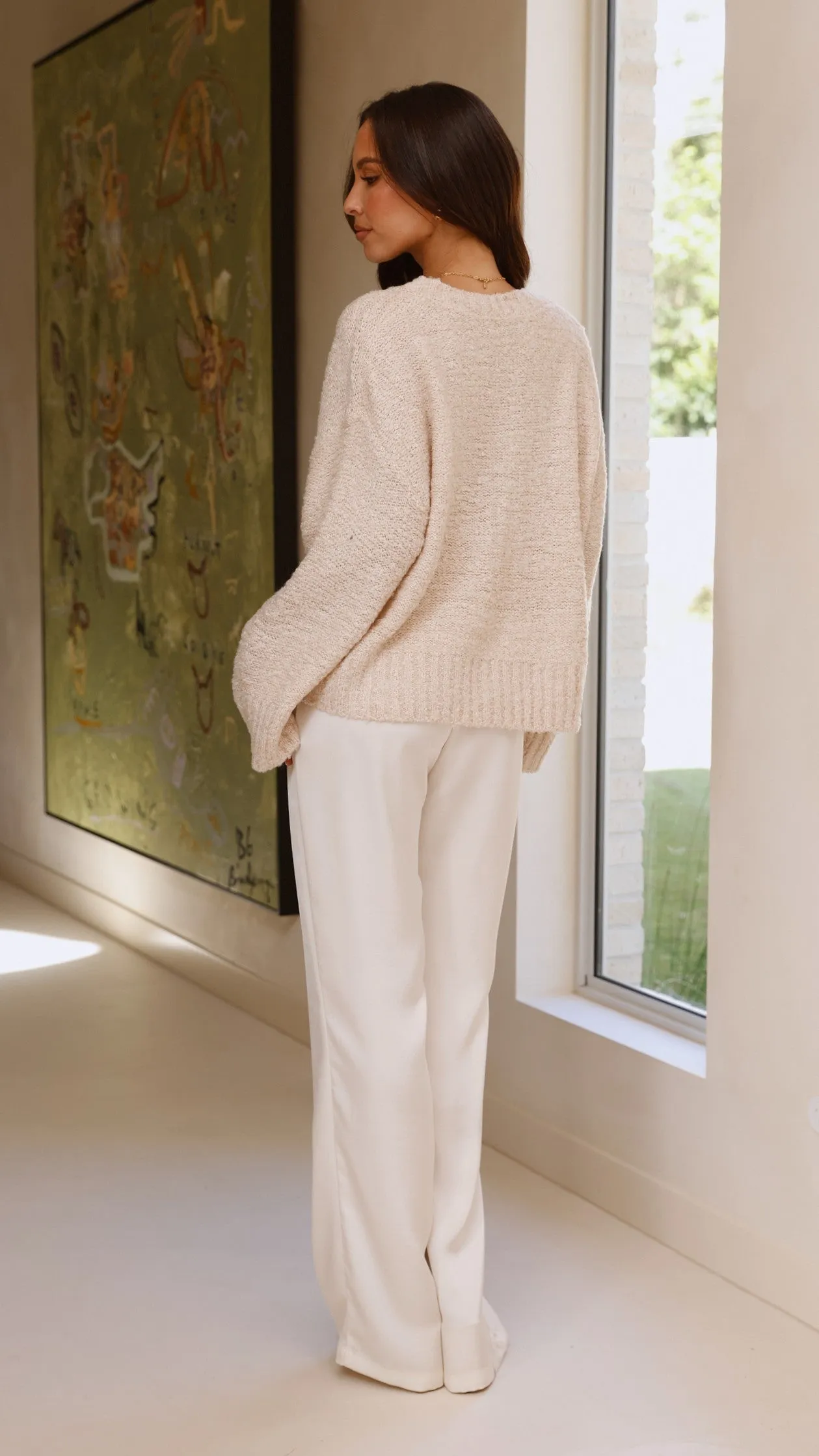Silas Knit Top - Beige