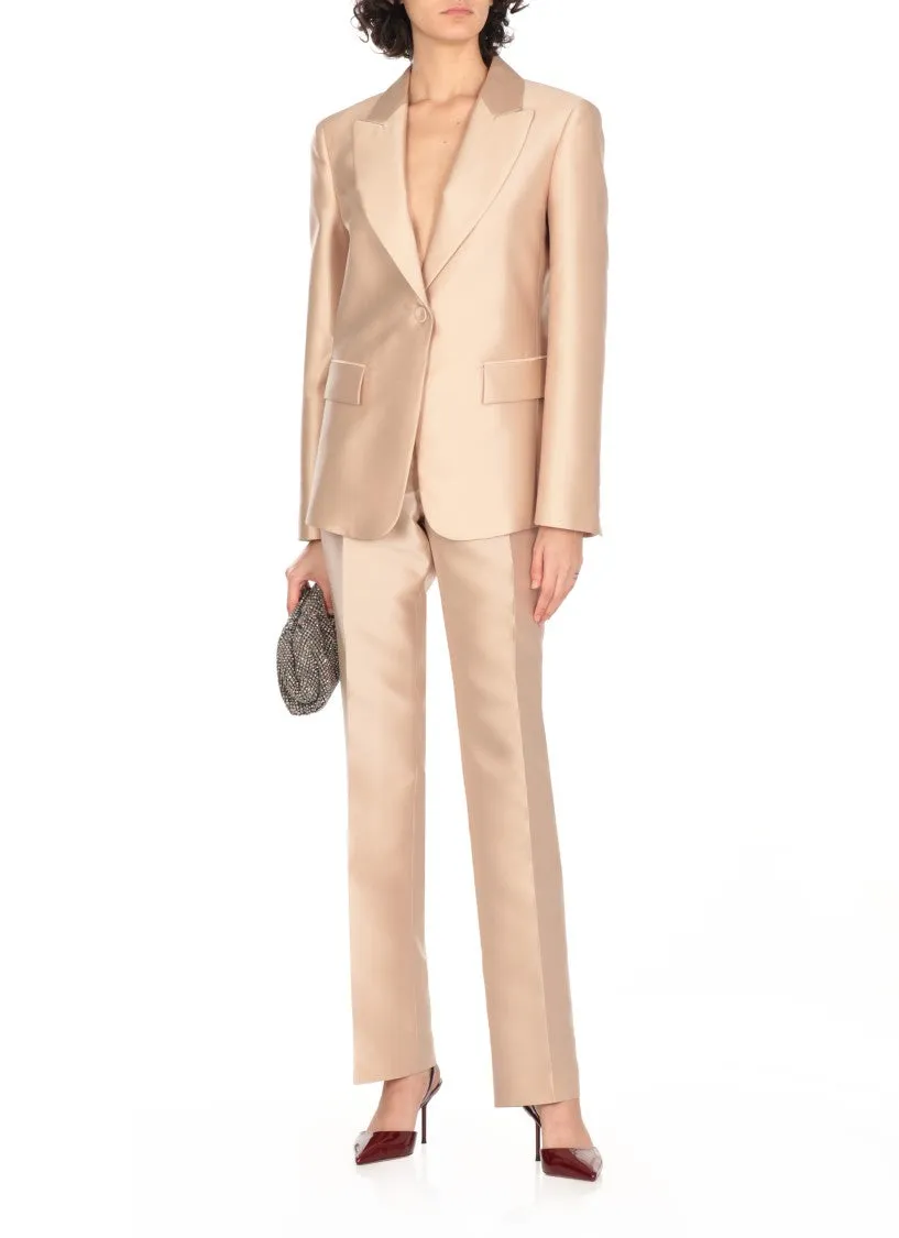 Silk Blend Trousers