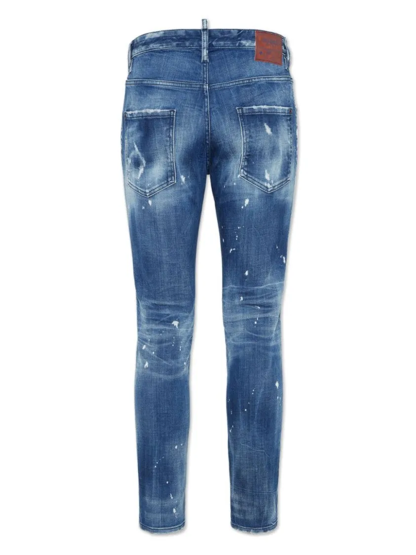 Slim-Fit Blue Denim Jeans