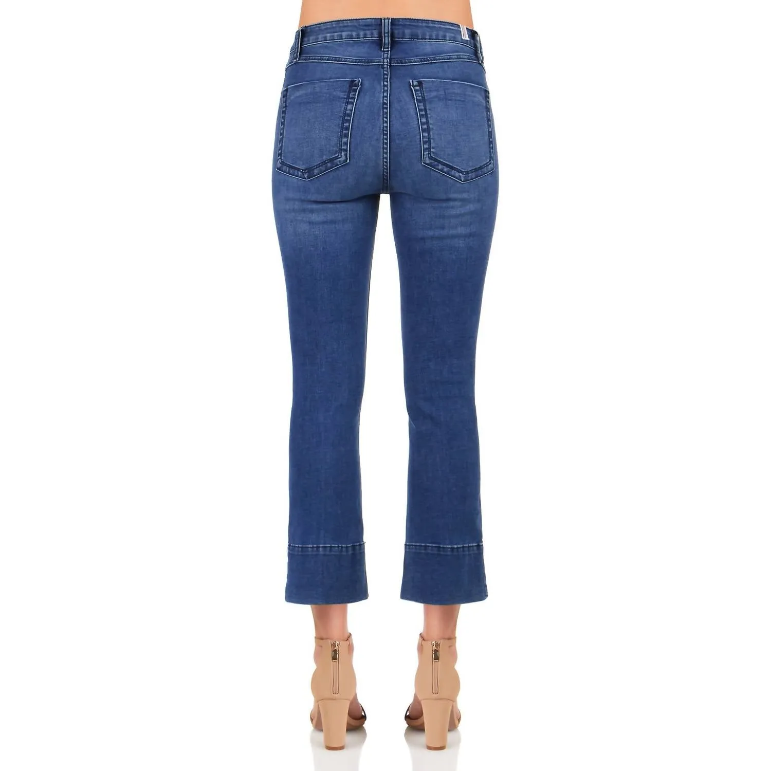 Starlet Crop Jean In Medium Wash