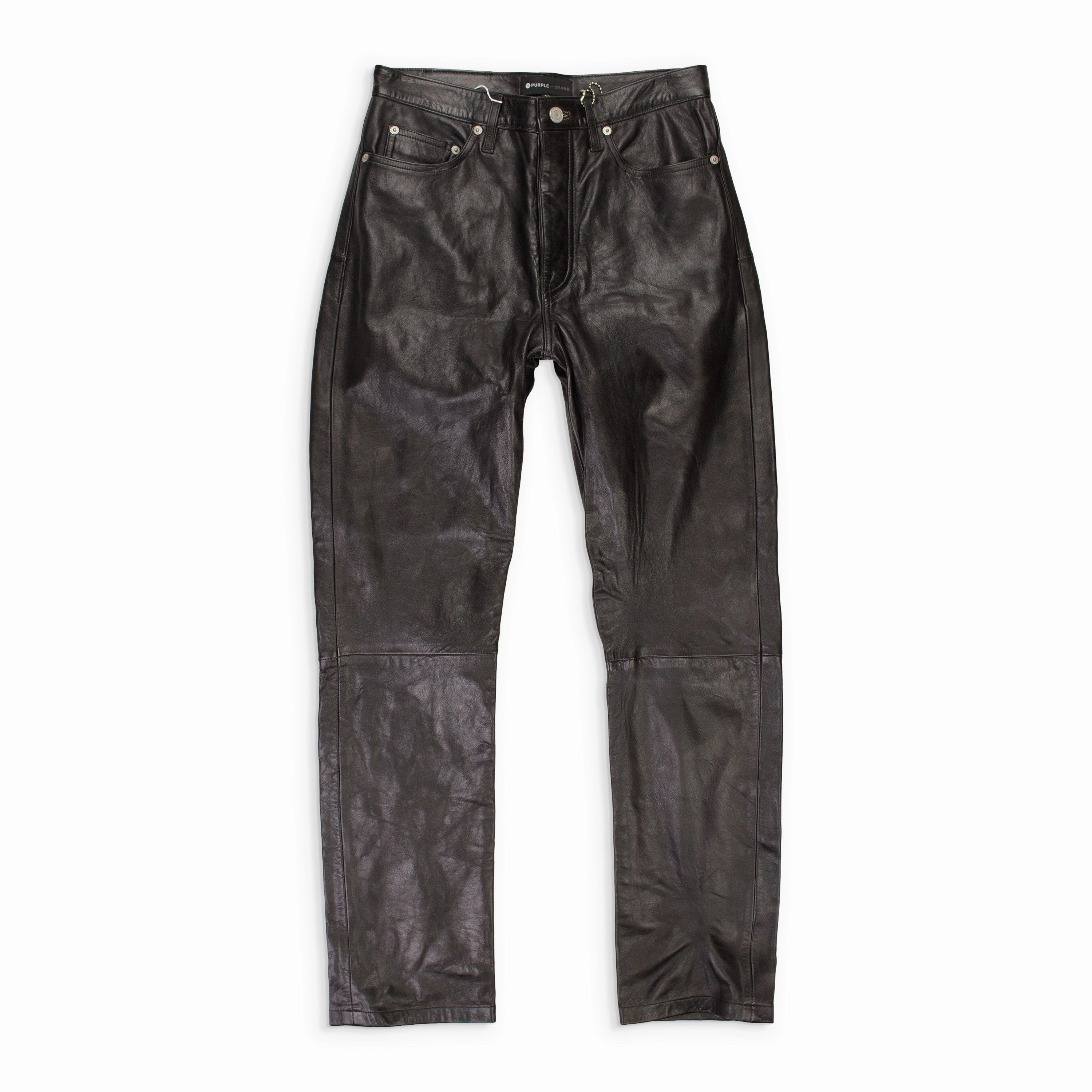STRETCH LEATHER PANT BEAUTY Black SKINNY JEANS