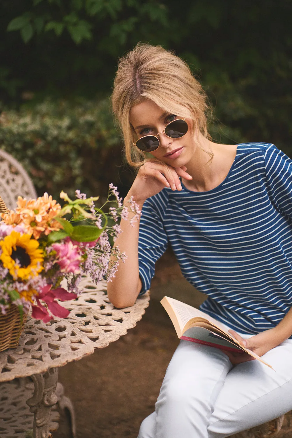 Stripe Bateau T-Shirt - Nautical Stripe