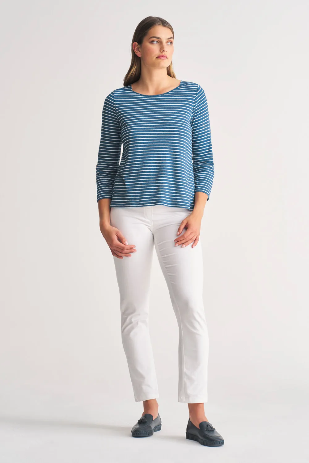 Stripe Bateau T-Shirt - Nautical Stripe