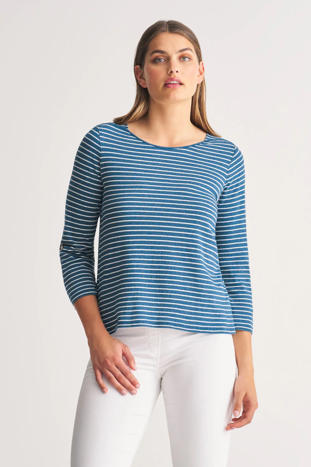 Stripe Bateau T-Shirt - Nautical Stripe