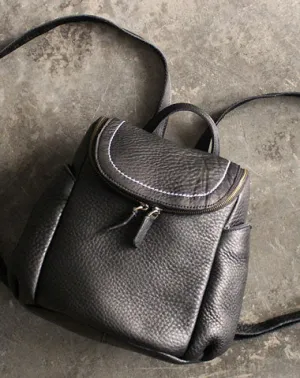 Stylish LEATHER WOMEN Backpacks Purses Cute Vintage School Backpacks FOR WOMEN