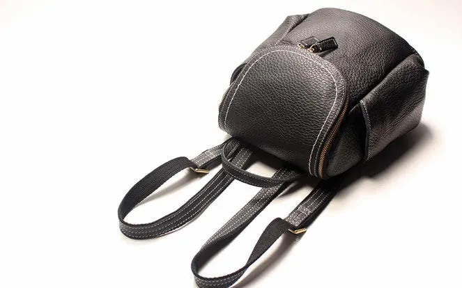 Stylish LEATHER WOMEN Backpacks Purses Cute Vintage School Backpacks FOR WOMEN