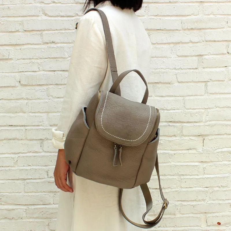 Stylish LEATHER WOMEN Backpacks Purses Cute Vintage School Backpacks FOR WOMEN