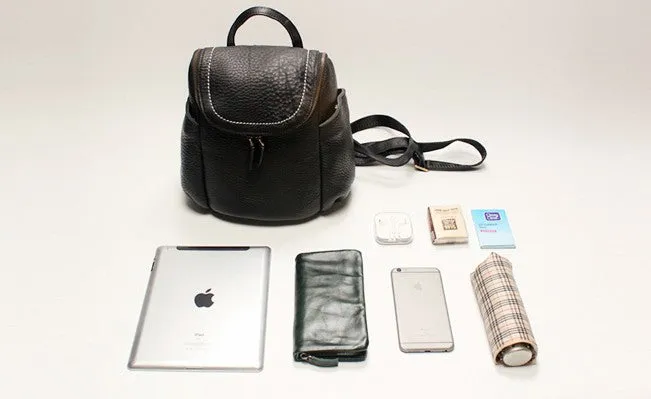 Stylish LEATHER WOMEN Backpacks Purses Cute Vintage School Backpacks FOR WOMEN
