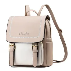 Stylish Multi-Function PU Leather Backpack