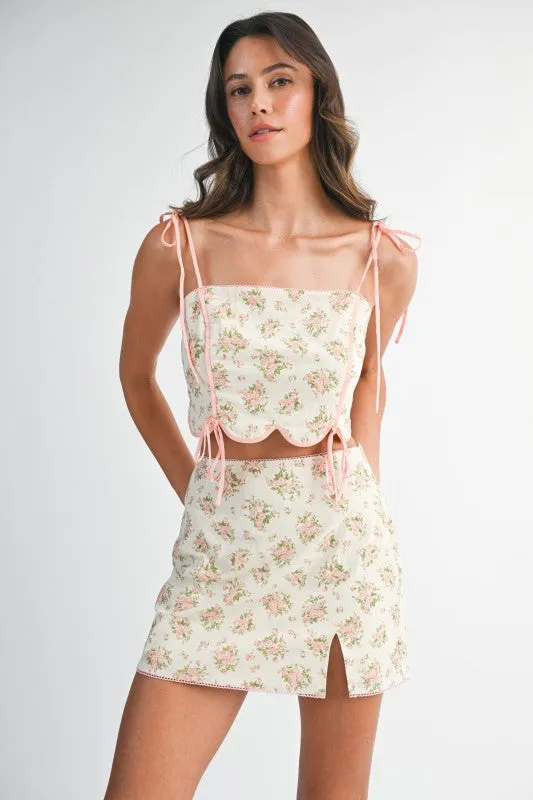 Summer in Provence Crop Top