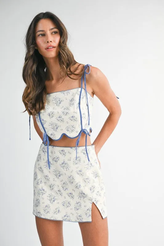 Summer in Provence Crop Top