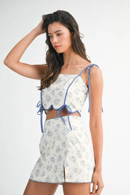 Summer in Provence Crop Top