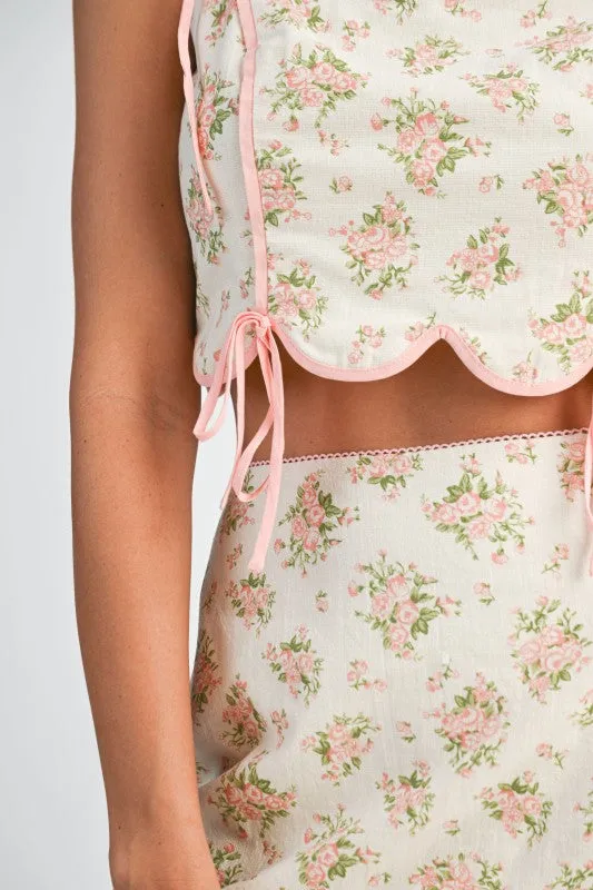 Summer in Provence Crop Top