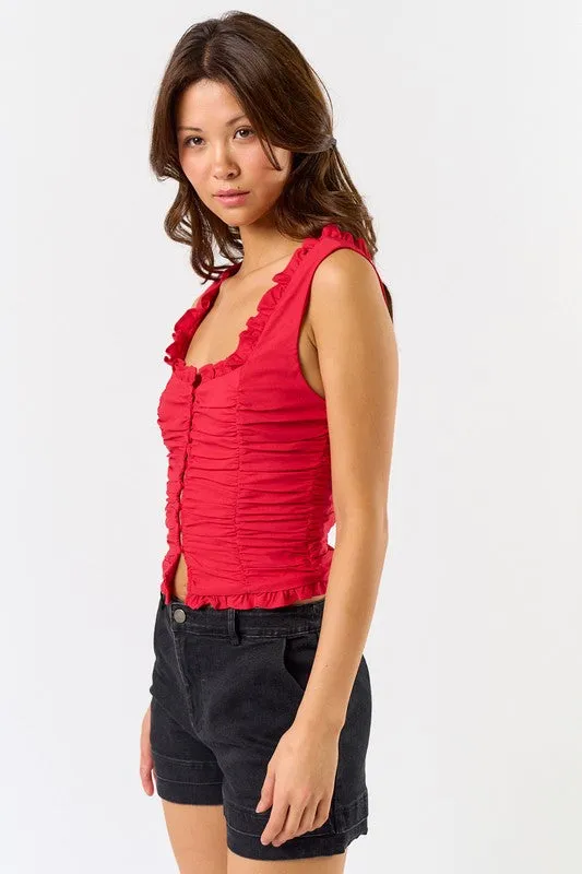 Sweetest Story Ruffle Top