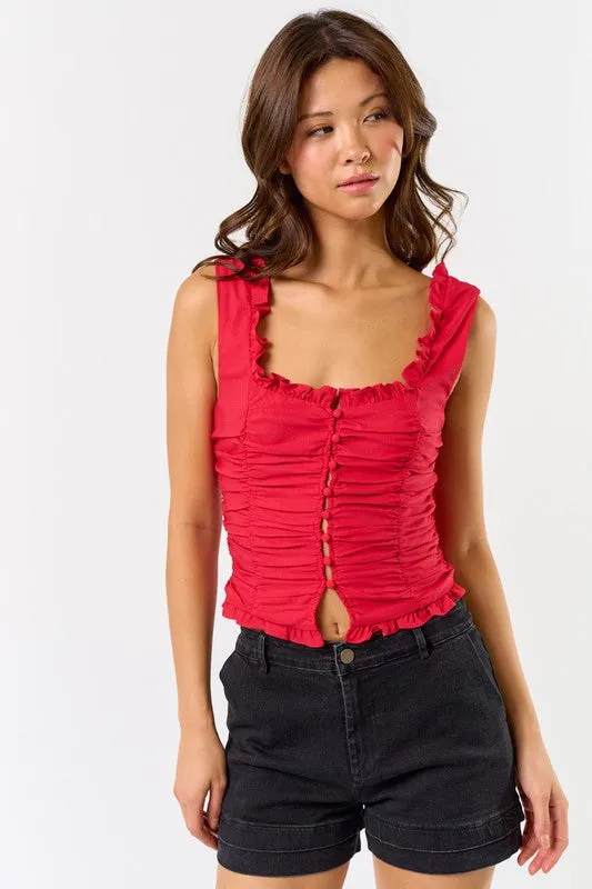 Sweetest Story Ruffle Top