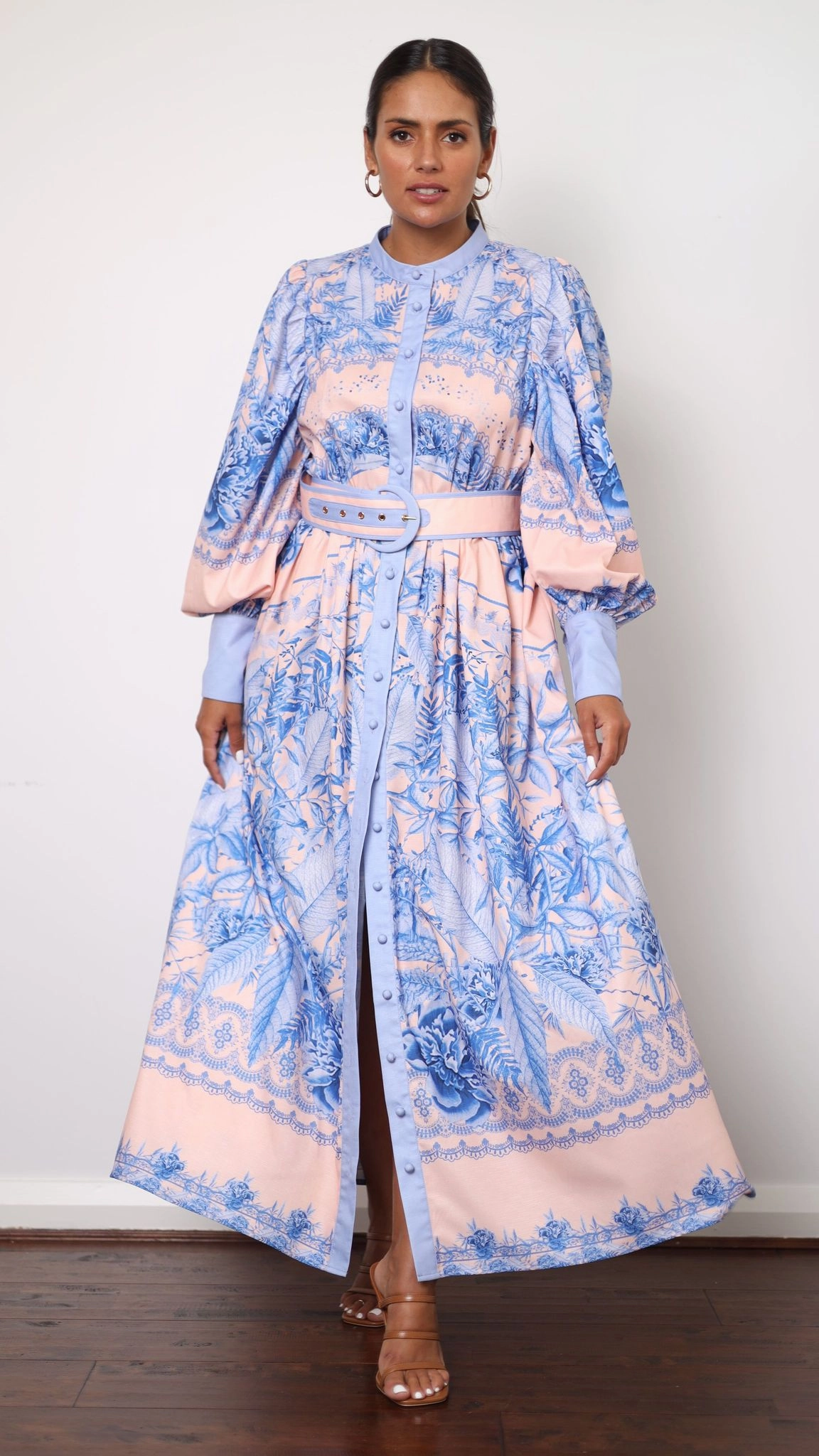 Taia Maxi Dress - Madeline Blue