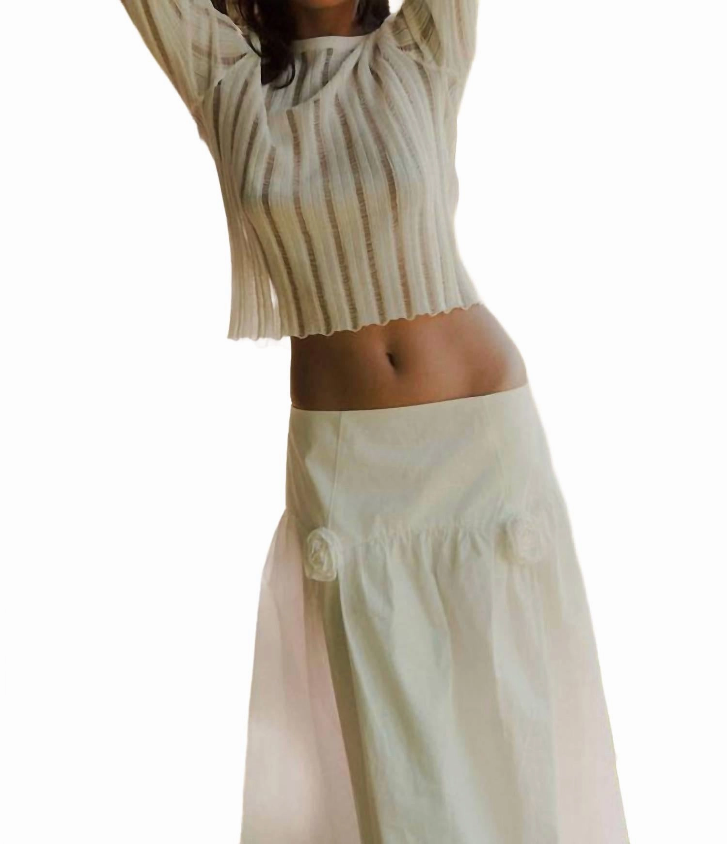 Tamia Skirt In Bone