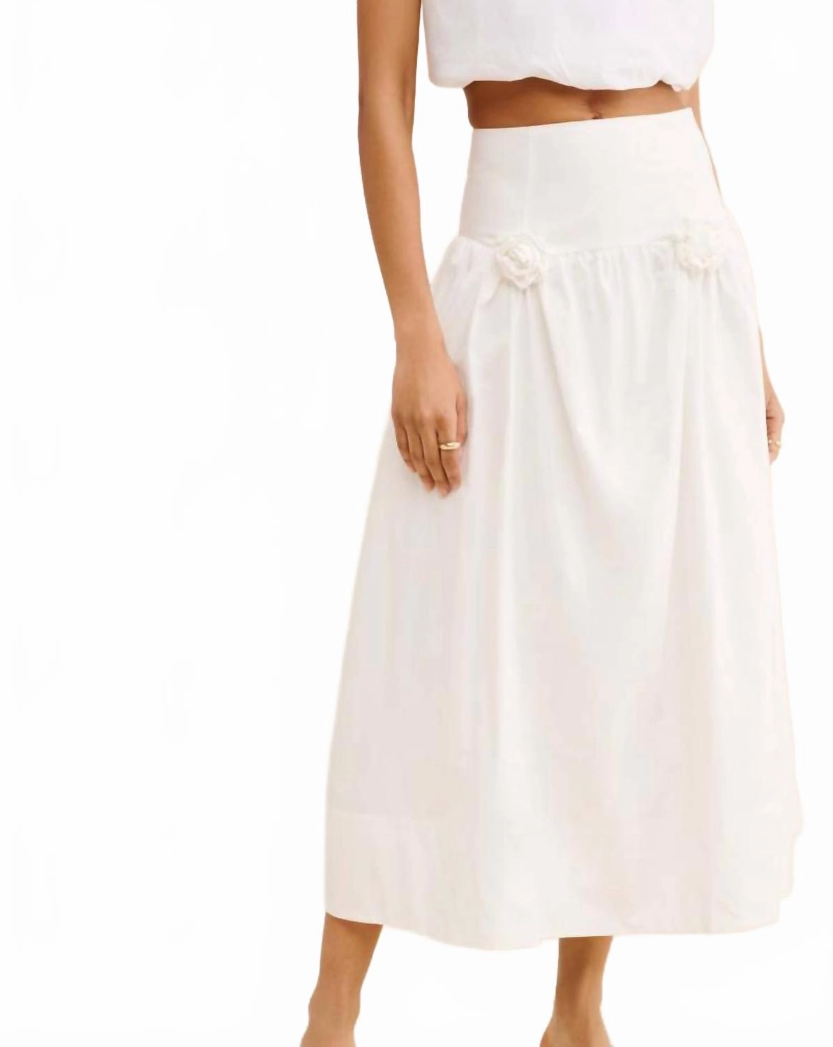 Tamia Skirt In Bone