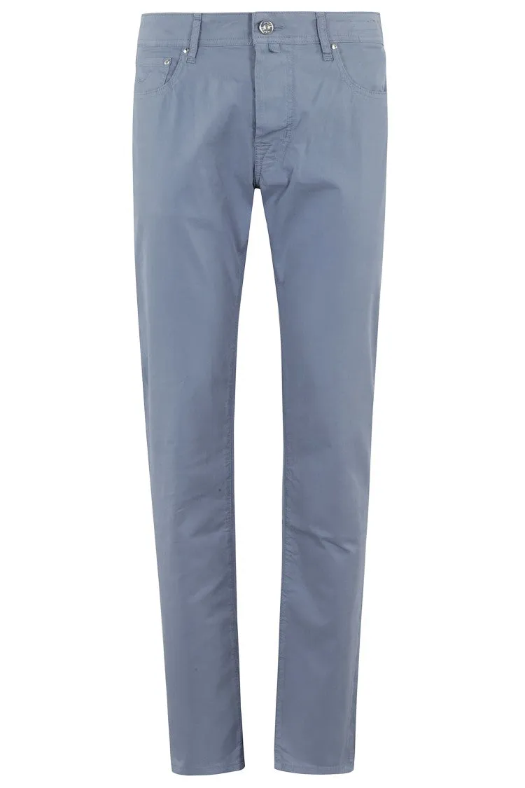 Tapered Pants In Stretch Gabardine