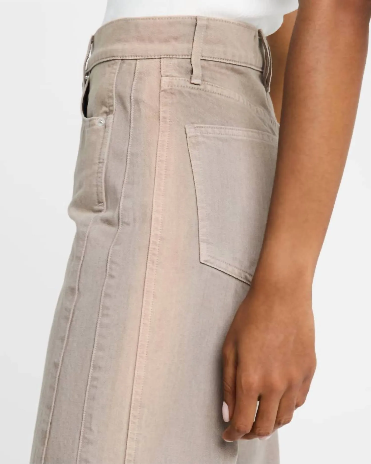 Taylor Cropped High Rise Jeans In Graphite