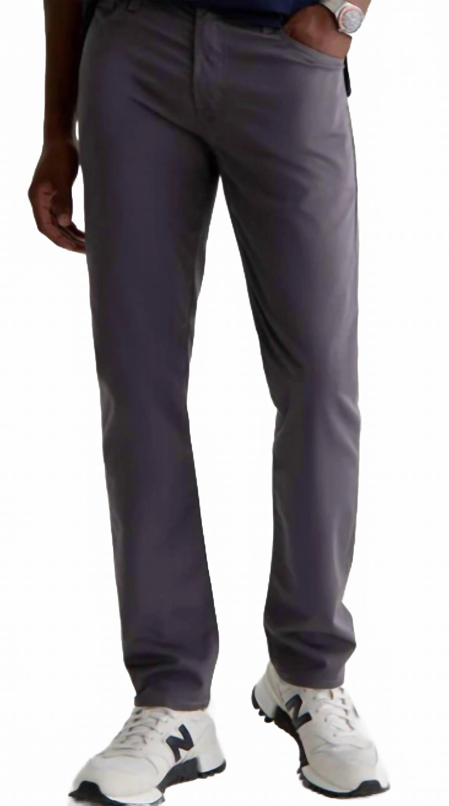 Tellis Airluxe 34 Seam Jeans In Grey