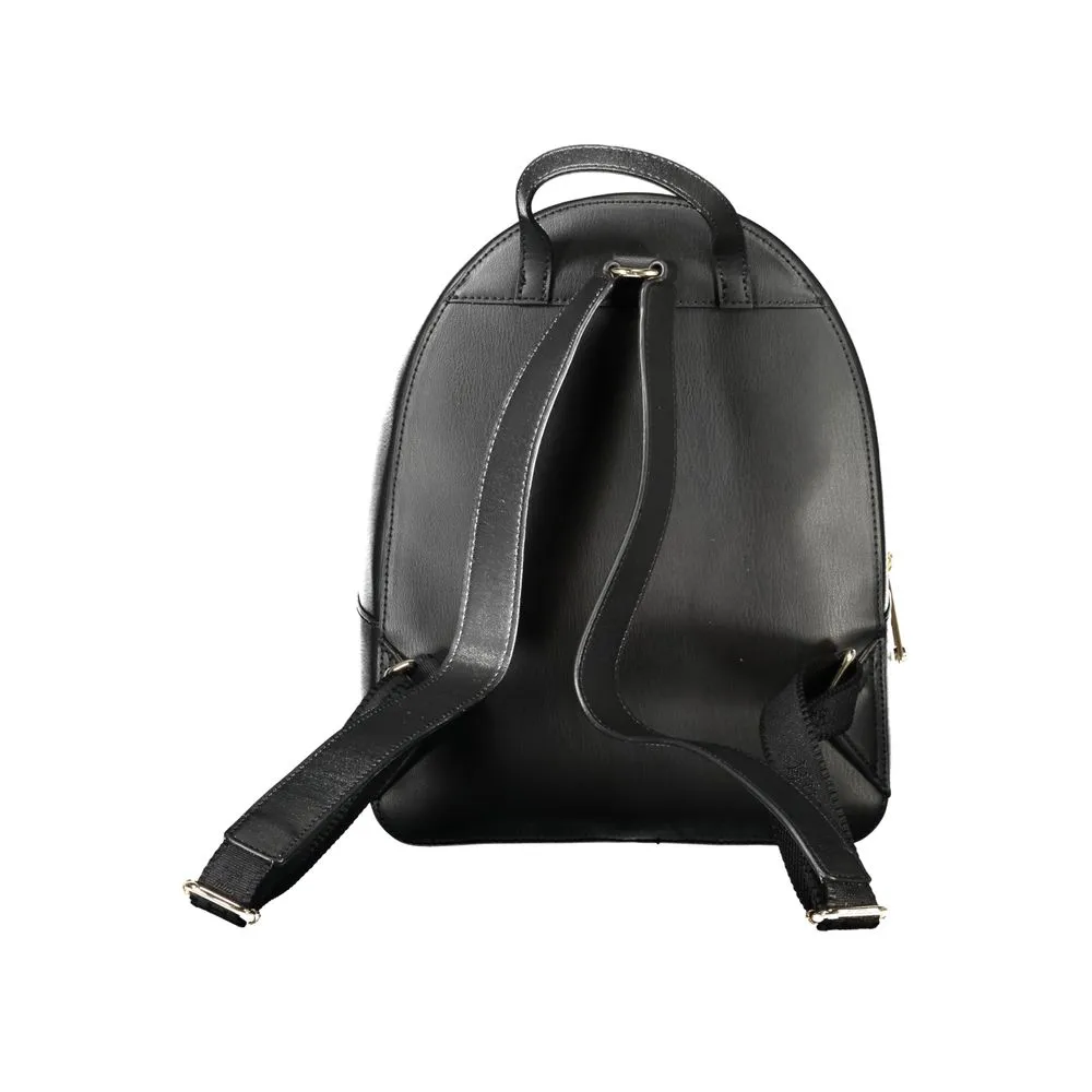 Tommy Hilfiger Black Polyethylene Women Backpack