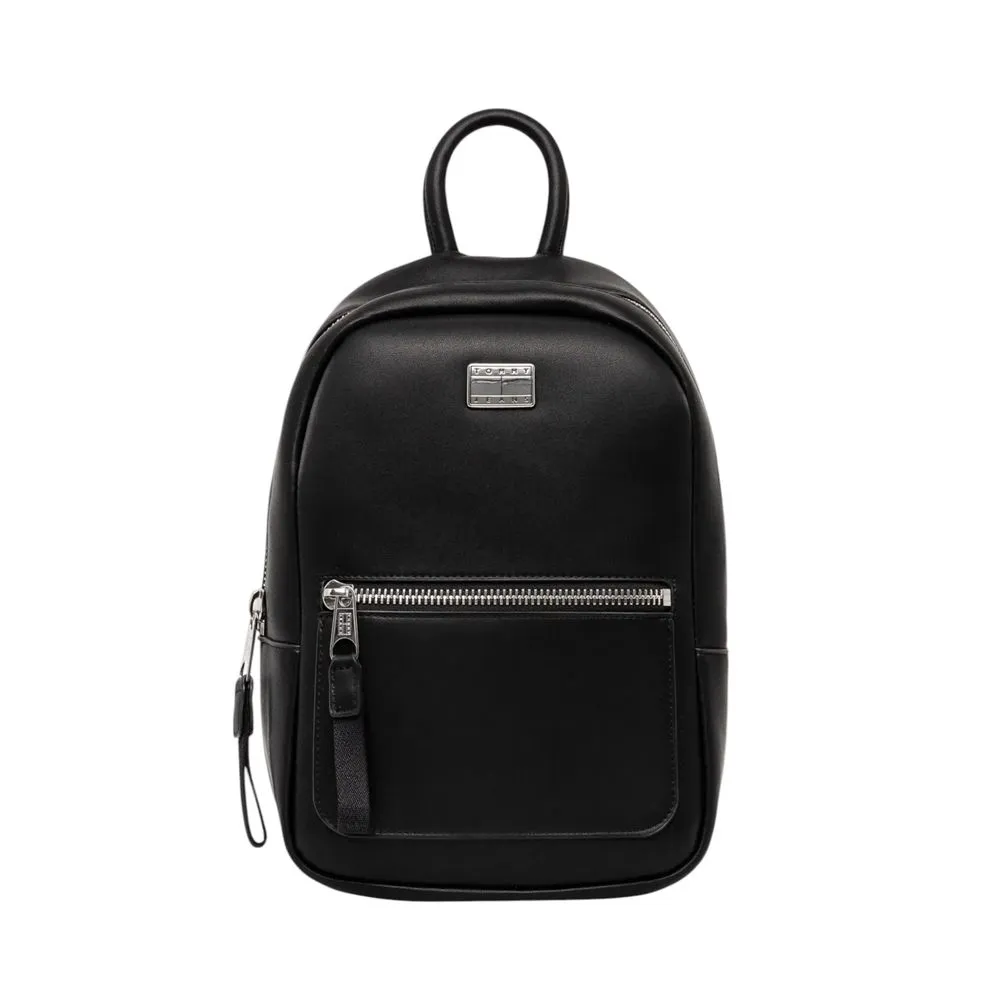 Tommy Hilfiger Jeans Black Polyethylene Backpack