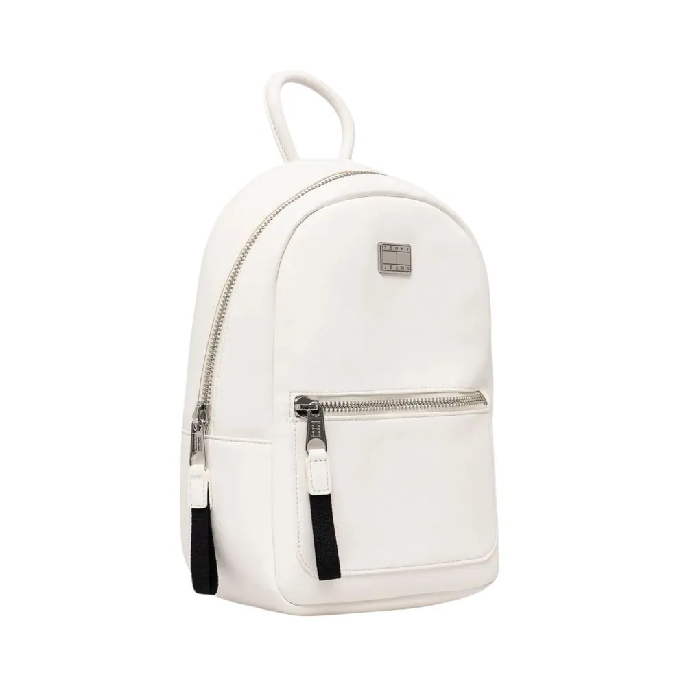 Tommy Hilfiger Jeans White Polyethylene Backpack