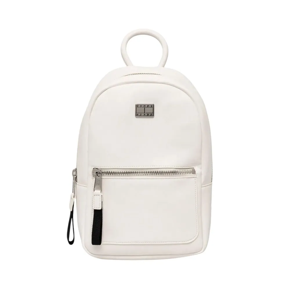 Tommy Hilfiger Jeans White Polyethylene Backpack