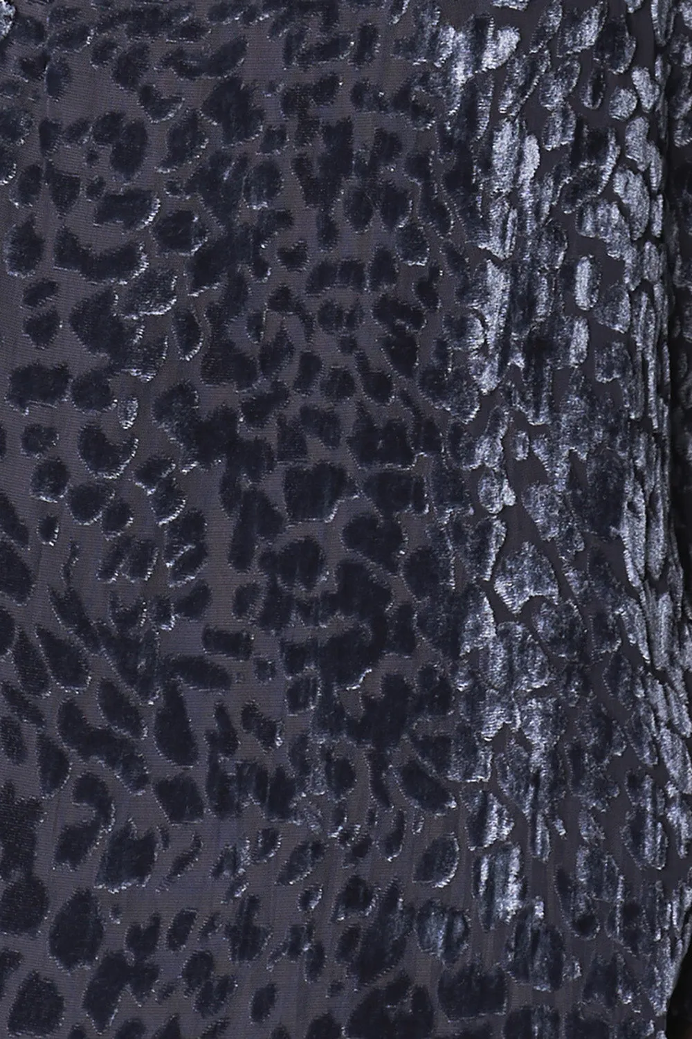 Velvet Burnout Blouse - Animal Burnout