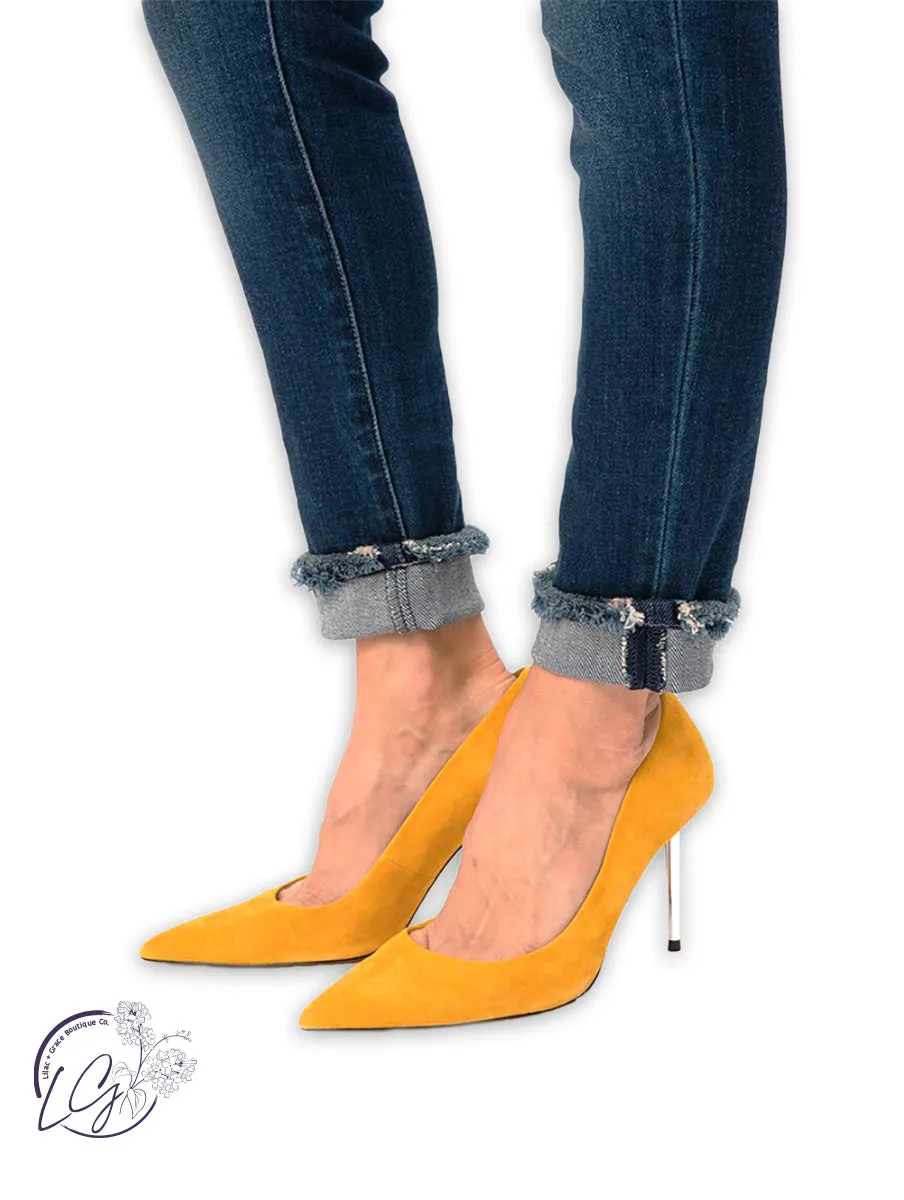 Vicki Mid-Rise Ankle Skinny By KanCan