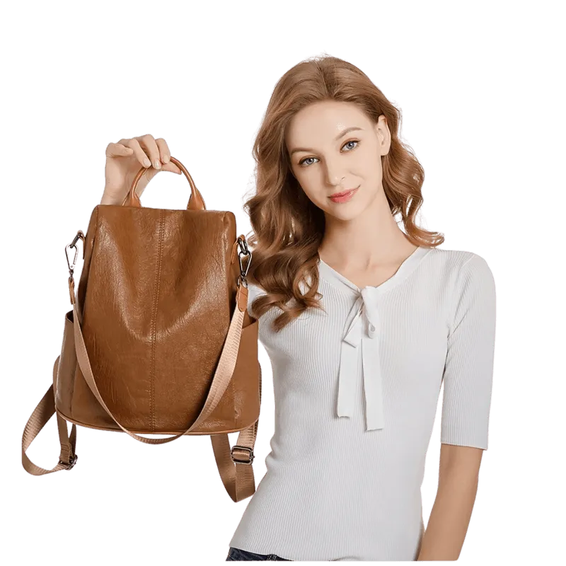 Vintage anti-thief backpacks