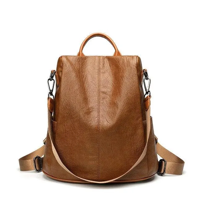 Vintage anti-thief backpacks