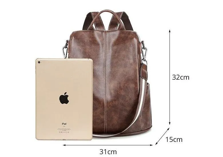 Vintage anti-thief backpacks