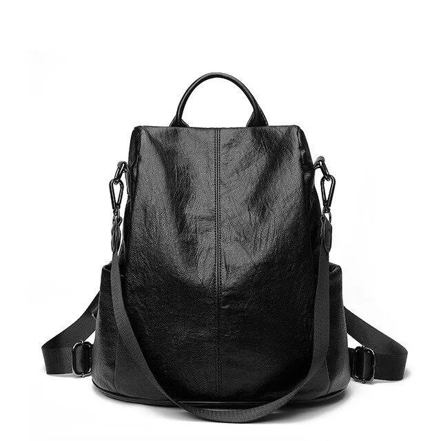 Vintage anti-thief backpacks