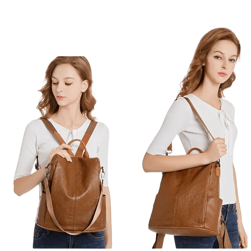 Vintage anti-thief backpacks
