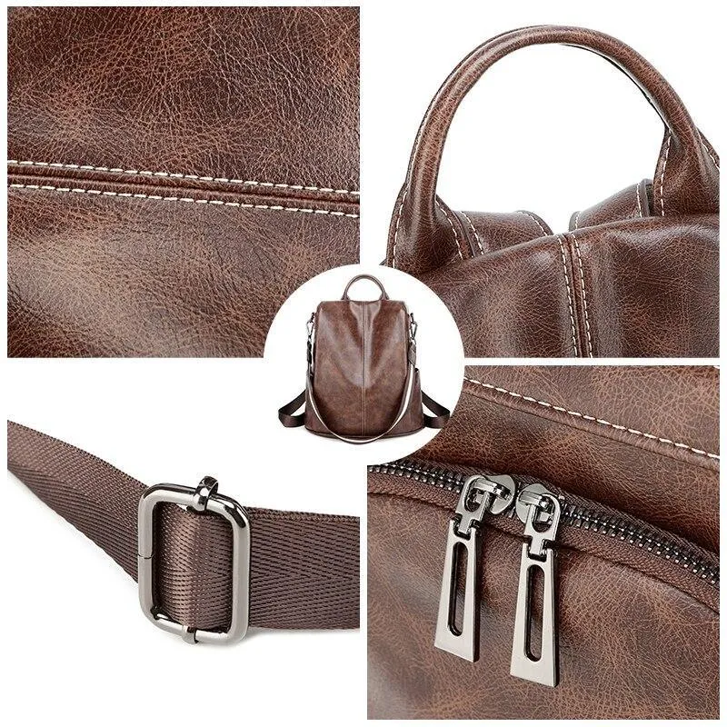 Vintage anti-thief backpacks