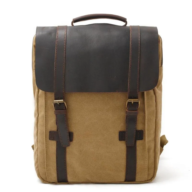 Vintage Canvas Mens Womens Large Pink College Backpack 14'' Green Travel Backpack Computer Backpack For Men