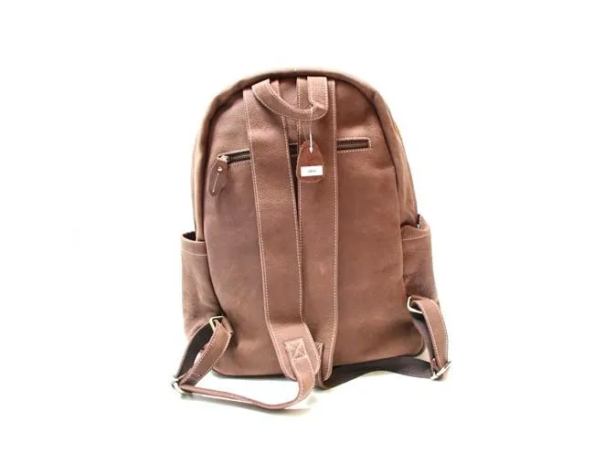 Vintage Coffee Leather Mens Backpacks Travel Backpacks Laptop Backpack for men